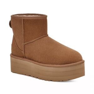UGG Brown Platform Winter Boots